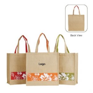 Eco Flower Jute Bag
